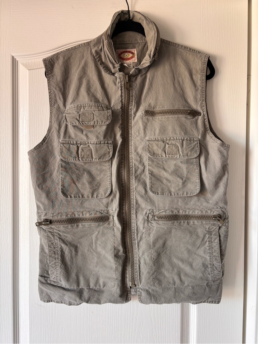 Vintage Banana Republic Safari Vest khaki mens size medium - Picture 1 of 7
